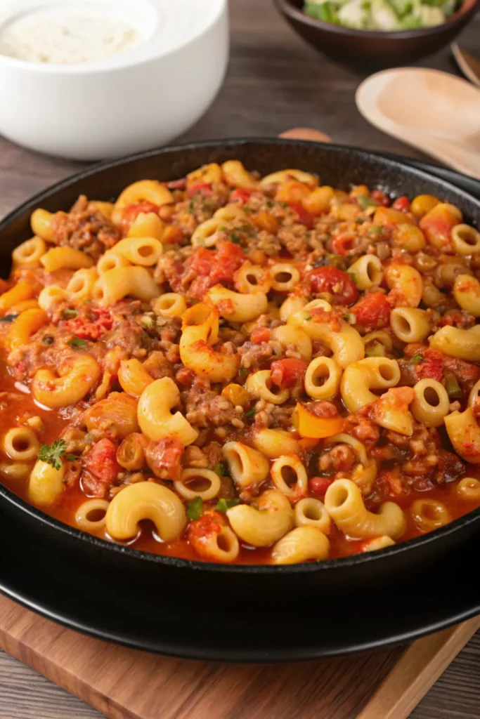 Vegan Lumache Pasta served in a bowl.