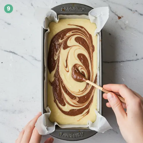 Vegan Marble Cake Step
