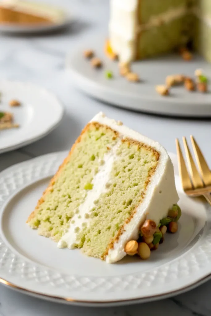 Vegan Pistachio Cake