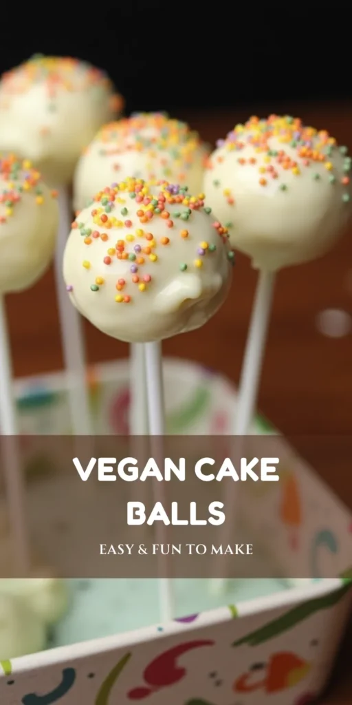 vegan cake balls