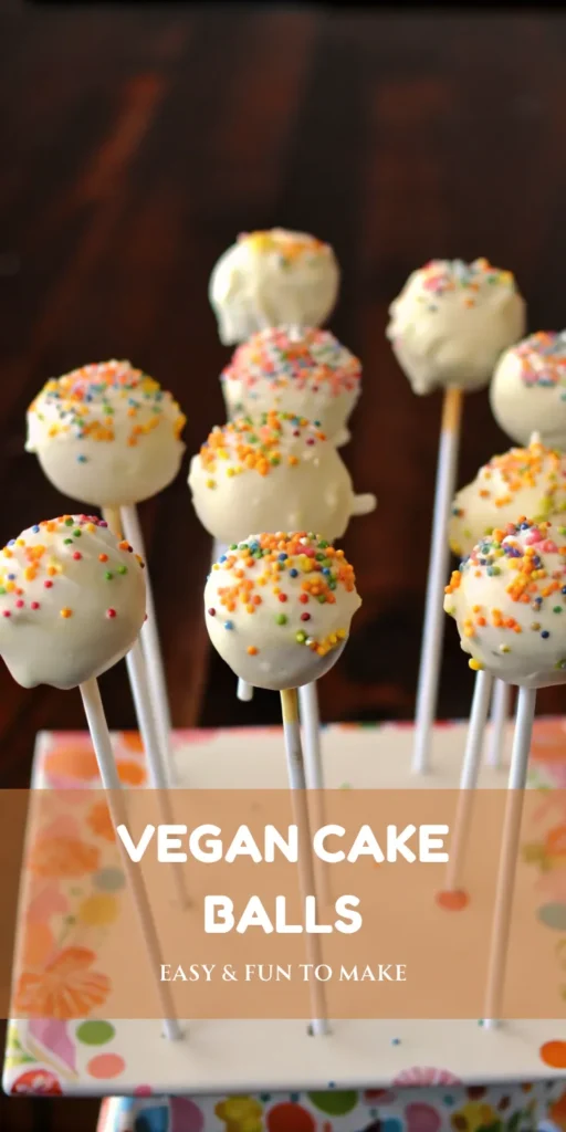 vegan cake balls