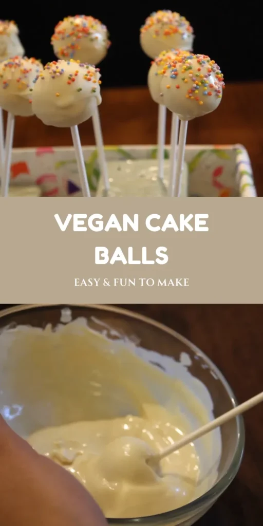 vegan cake balls