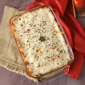 Chicken Lasagna with White Sauce