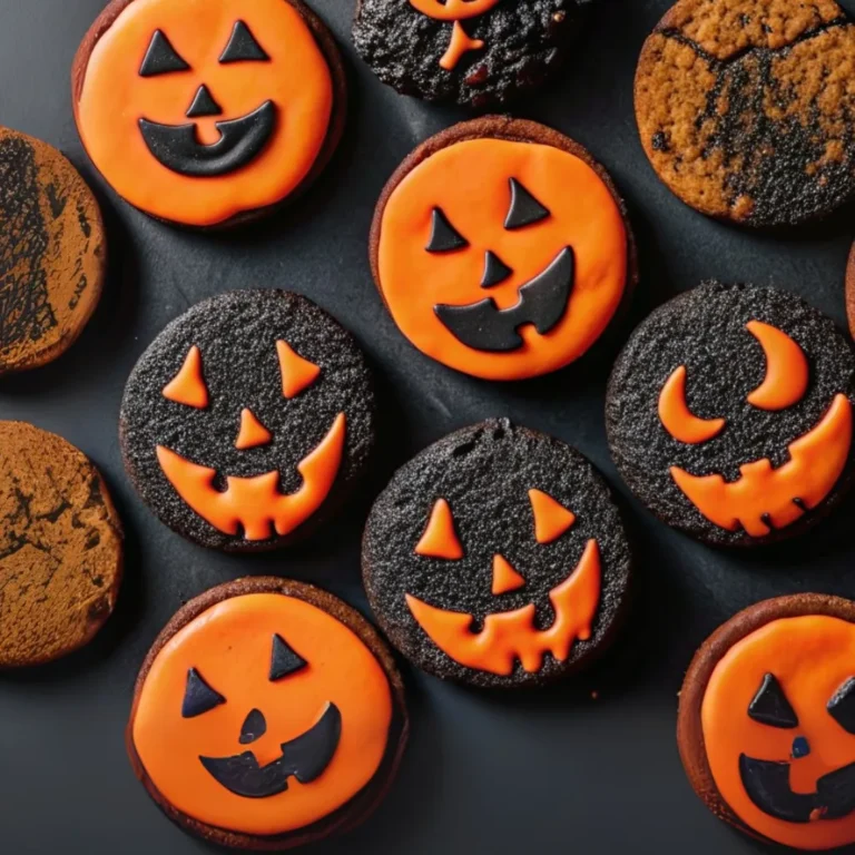 Black Cocoa Halloween Cookies