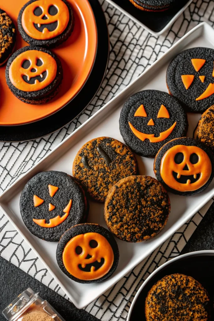 Black Cocoa Halloween Cookies