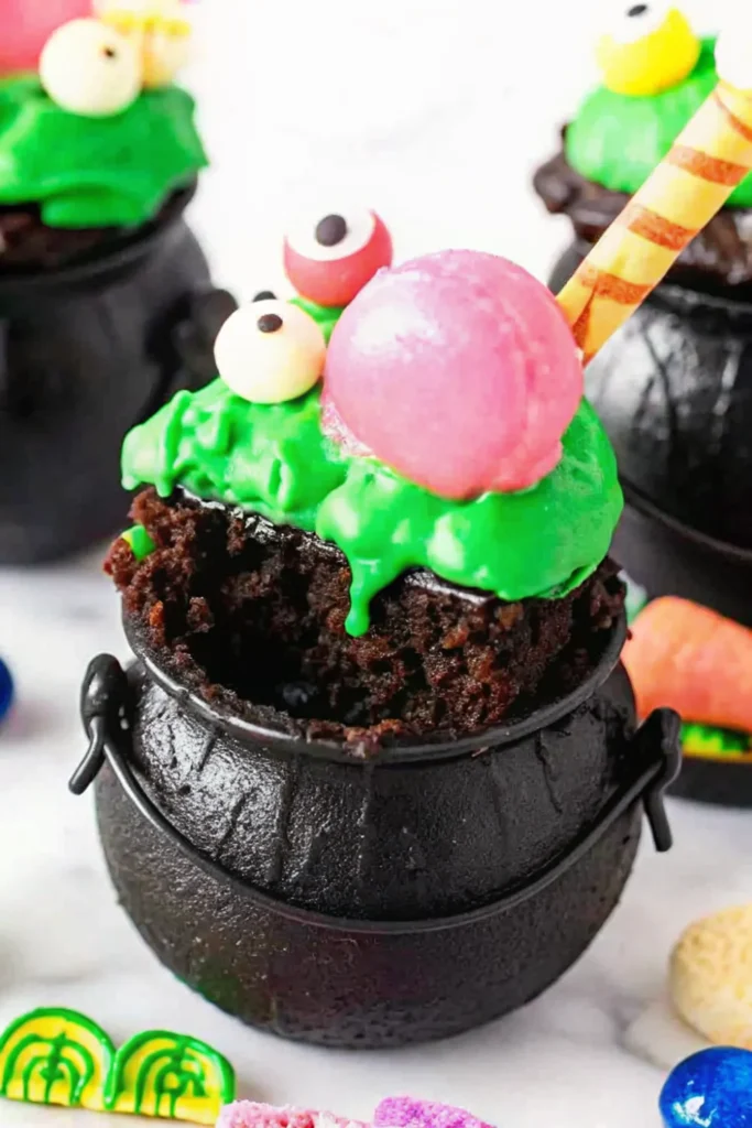 Cauldron Cupcakes Halloween