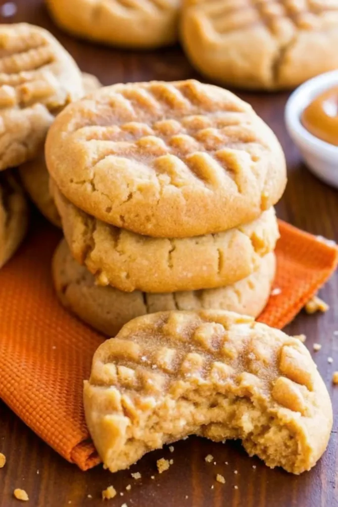 Chewy Peanut Butter Cookies