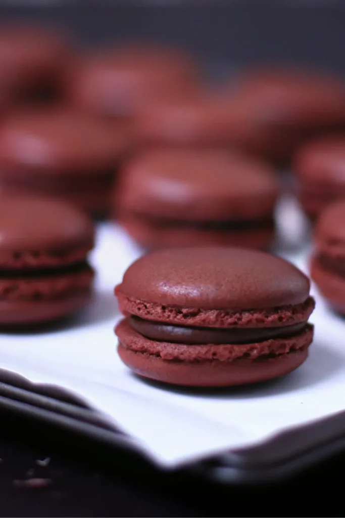 Chocolate Macarons