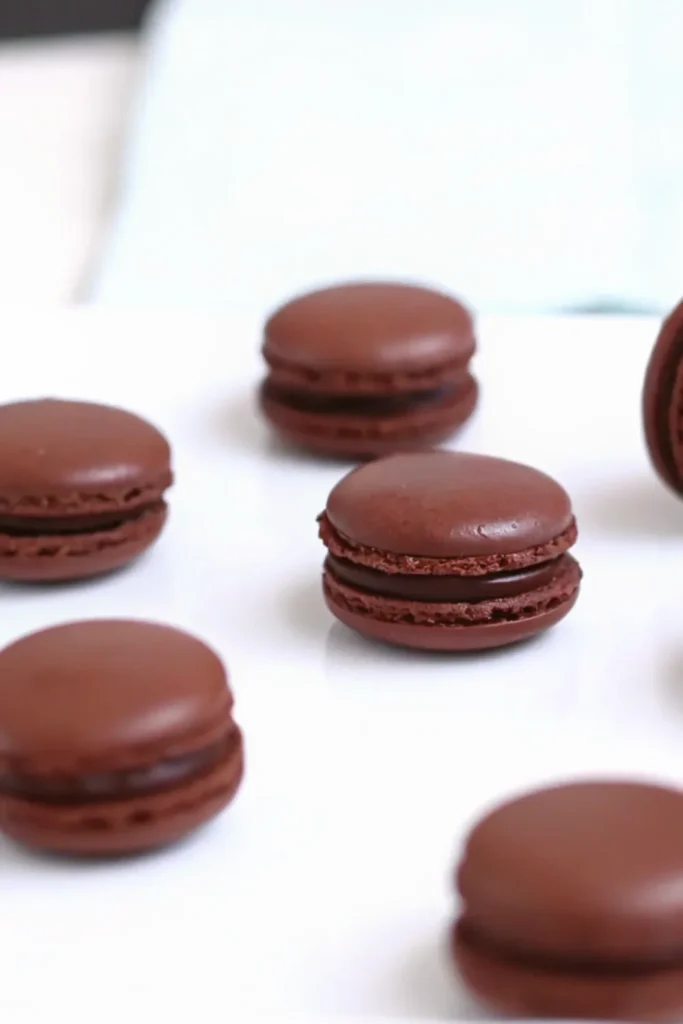 Chocolate Macarons