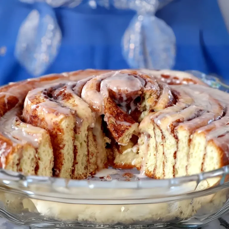 Giant Cinnamon Roll Cake