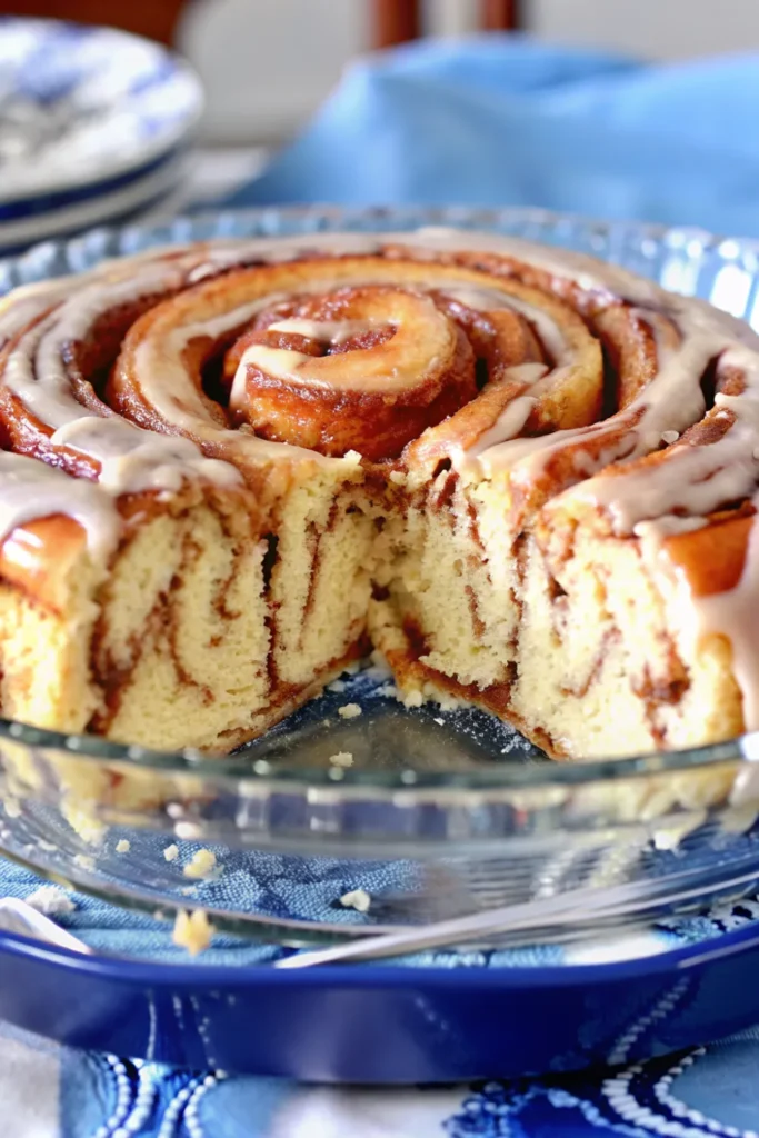 Giant Cinnamon Roll Cake