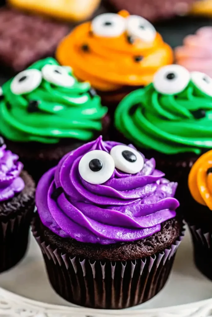 Simple Halloween Cupcakes