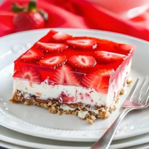Strawberry Pretzel Salad